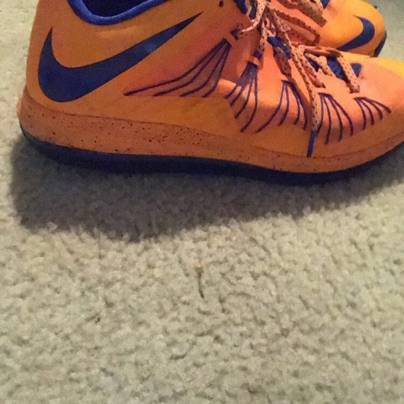 neon orange lebron 10
